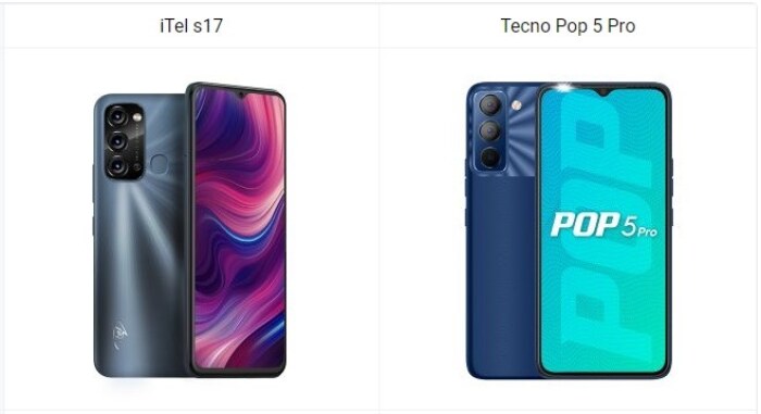 iTel s17 vs Tecno Pop 5 Pro