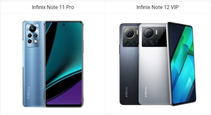 Infinix Note 11 Pro vs Infinix Note 12 VIP