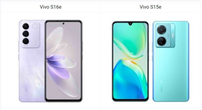 Vivo S16e vs Vivo S15e