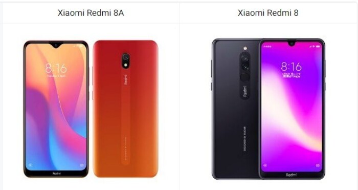 Xiaomi Redmi 8A vs Xiaomi Redmi 8