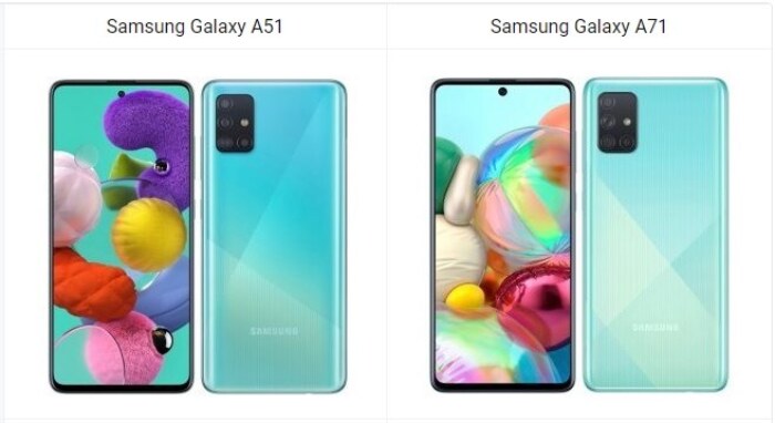 Samsung Galaxy A51 vs Galaxy A71
