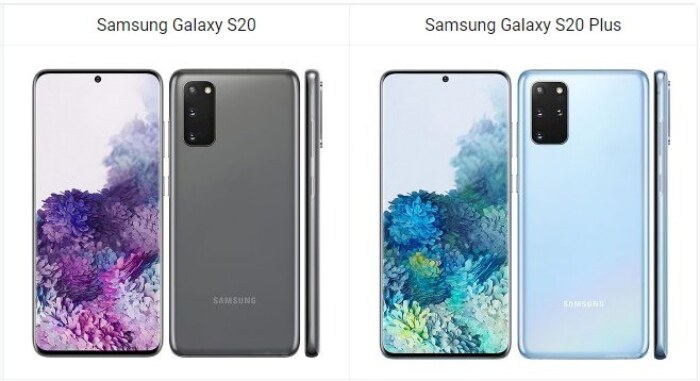 Samsung Galaxy S20 vs Samsung Galaxy S20 Plus
