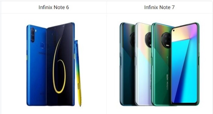 Infinix Note 6 vs Infinix Note 7