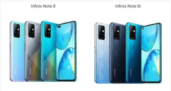 Infinix Note 8 vs Infinix Note 8i