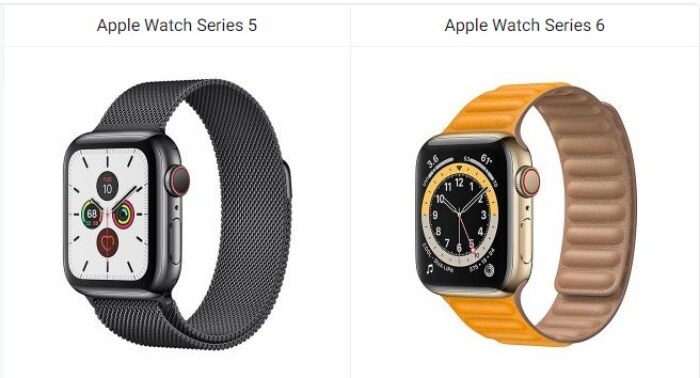 Apple Watch Series 5 vs Apple Watch Series 6