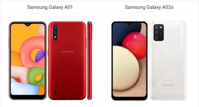 Samsung Galaxy A01 vs Samsung Galaxy A02s