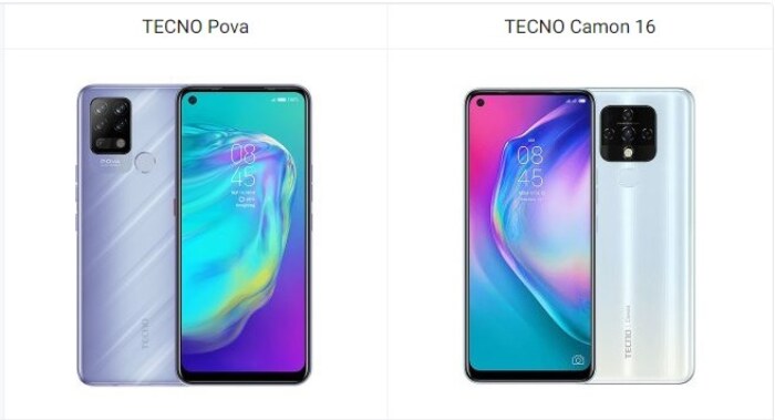 Tecno Pova vs Tecno Camon 16