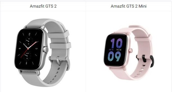 Amazfit GTS 2 vs Amazfit GTS 2 Mini