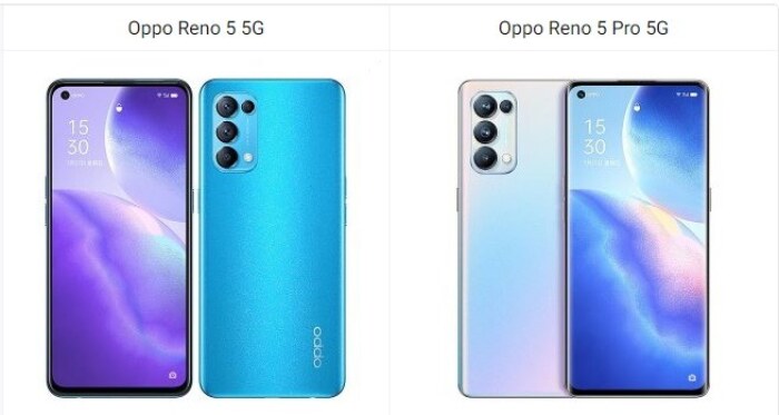 Oppo Reno 5 5G vs Reno 5 Pro 5G