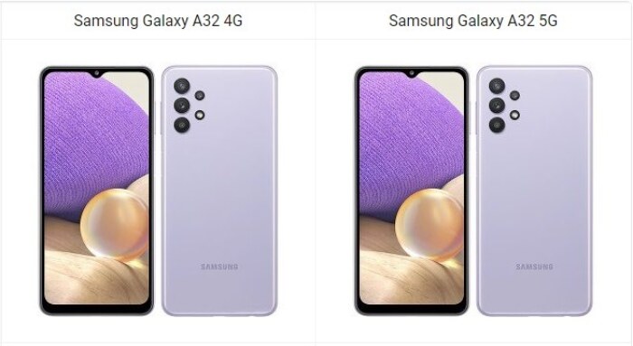 Samsung Galaxy A32 4G vs Galaxy A32 5G