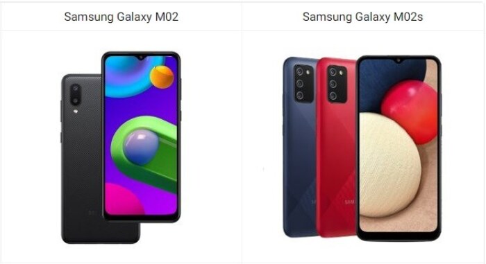 Samsung Galaxy M02 vs Galaxy M02s