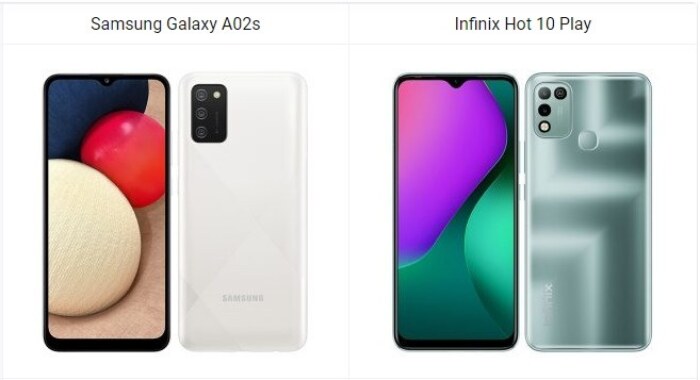 Samsung Galaxy A02s vs Infinix Hot 10 Play