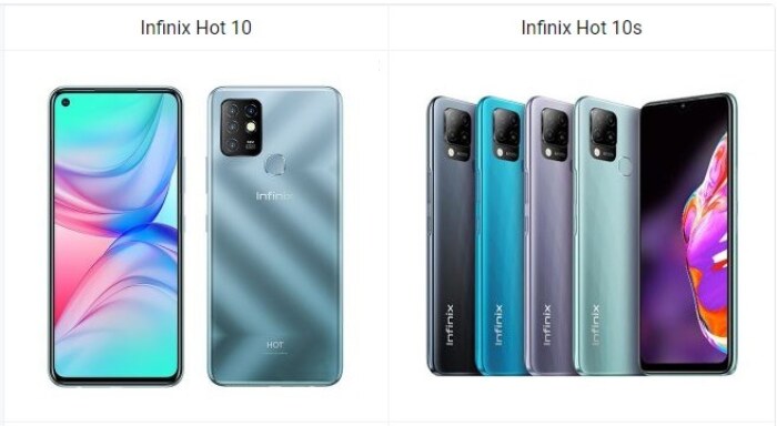 Infinix Hot 10 vs Infinix Hot 10s