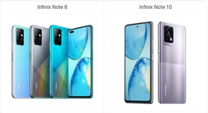 Infinix Note 8 vs Infinix Note 10