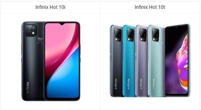 Infinix Hot 10i vs Hot 10t