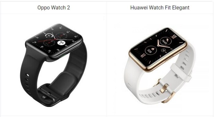Oppo Watch 2 vs Huawei Watch Fit Elegant