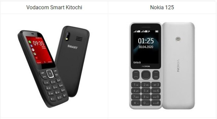 Vodacom Smart Kitochi vs Nokia 125