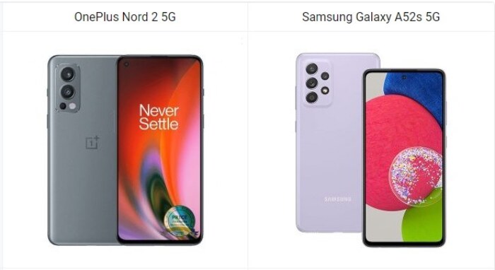 OnePlus Nord 2 5G vs Samsung Galaxy A52s 5G