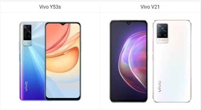 Vivo Y53s vs Vivo V21