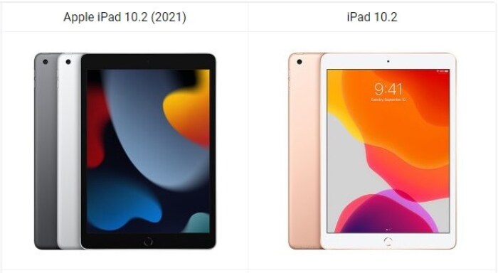 iPad 10.2 (2021) vs iPad 10.2 (2019)