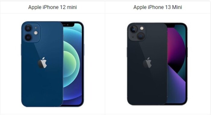 iPhone 12 mini vs iPhone 13 Mini