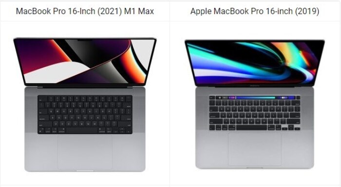 MacBook Pro 16-Inch (2021) vs MacBook Pro 16-inch (2019)