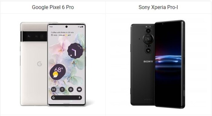 Google Pixel 6 Pro vs Sony Xperia Pro-I