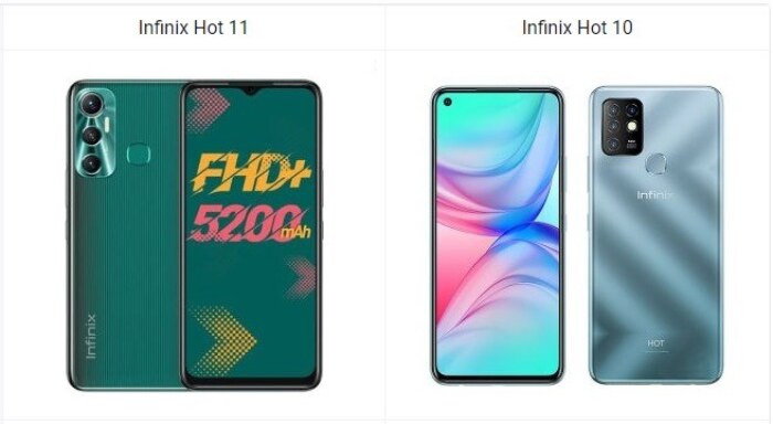 Infinix Hot 11 vs Hot 10