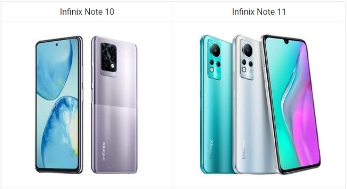 Infinix Note 10 vs Note 11
