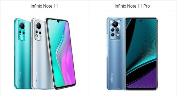 Infinix Note 11 vs Note 11 Pro