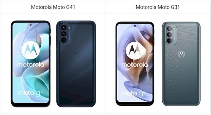 Motorola Moto G41 vs Moto G31