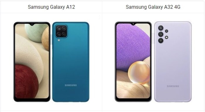 Samsung Galaxy A12 vs Galaxy A32 4G