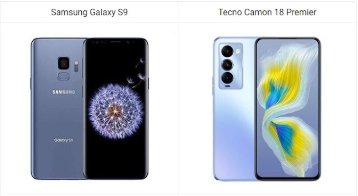 Samsung Galaxy S9 vs Tecno Camon 18 Premier