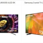 Hisense TV (U800GR) ULED 8K vs Samsung Crystal TV (AU8000) Series 8