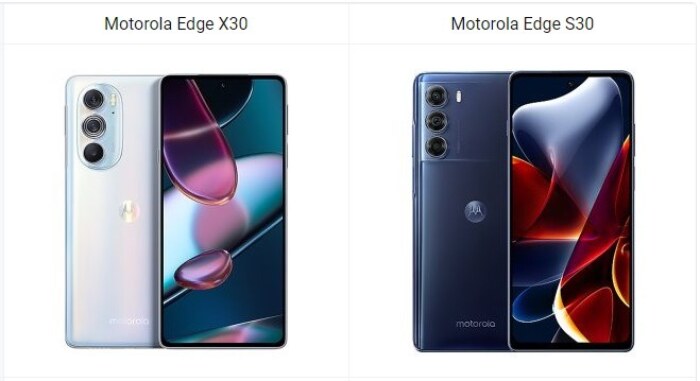 Motorola Edge X30 vs Motorola Edge S30