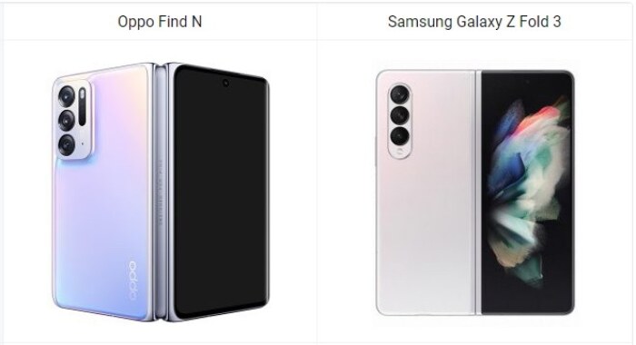 Oppo Find N vs Samsung Galaxy Z Fold 3