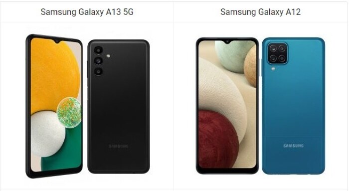 Samsung Galaxy A13 5G vs Galaxy A12