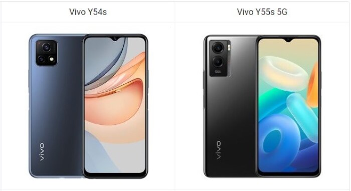 Vivo Y54s vs Vivo Y55s 5G