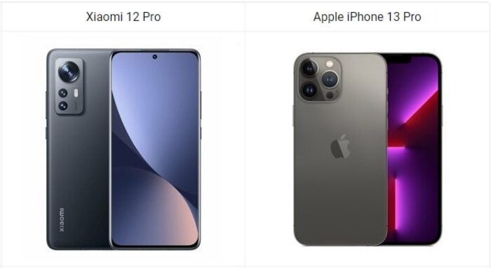 Xiaomi 12 Pro vs Apple iPhone 13 Pro