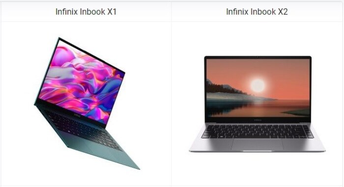 Infinix Inbook X1 vs Infinix Inbook X2
