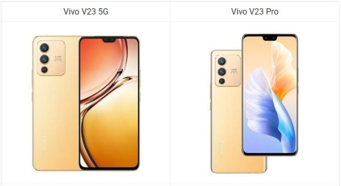 Vivo V23 5G vs Vivo V23 Pro