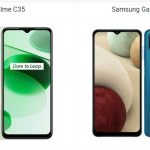 Realme C35 vs Samsung Galaxy A12