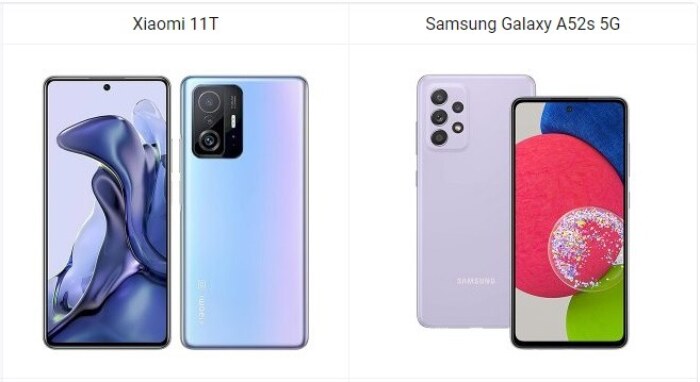 Xiaomi 11T vs Samsung Galaxy A52s 5G