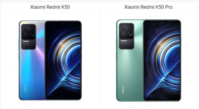 Xiaomi Redmi K50 vs Xiaomi Redmi K50 Pro