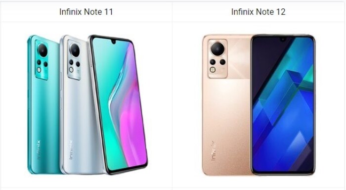 Infinix Note 11 vs Infinix Note 12