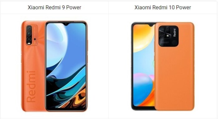 Xiaomi Redmi 9 Power vs Redmi 10 Power