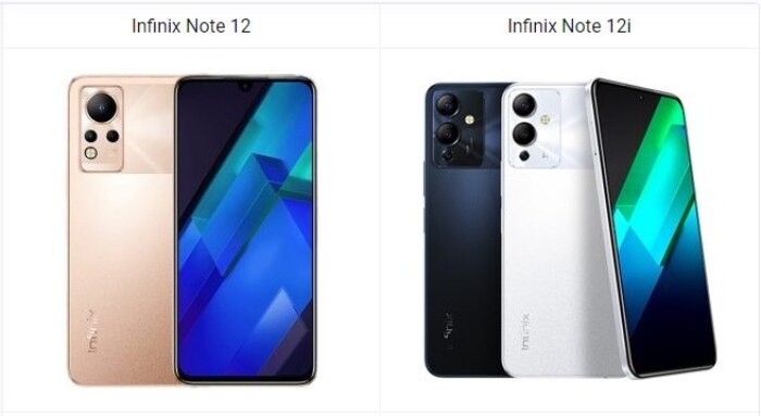 Infinix Note 12 vs Infinix Note 12i