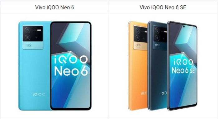 Vivo iQOO Neo 6 vs Vivo iQOO Neo 6 SE