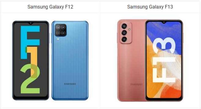Samsung Galaxy F12 vs Samsung Galaxy F13