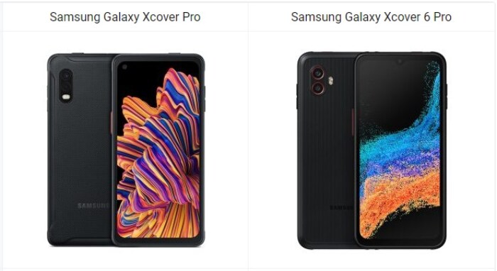 Samsung Galaxy Xcover Pro vs Samsung Galaxy Xcover 6 Pro